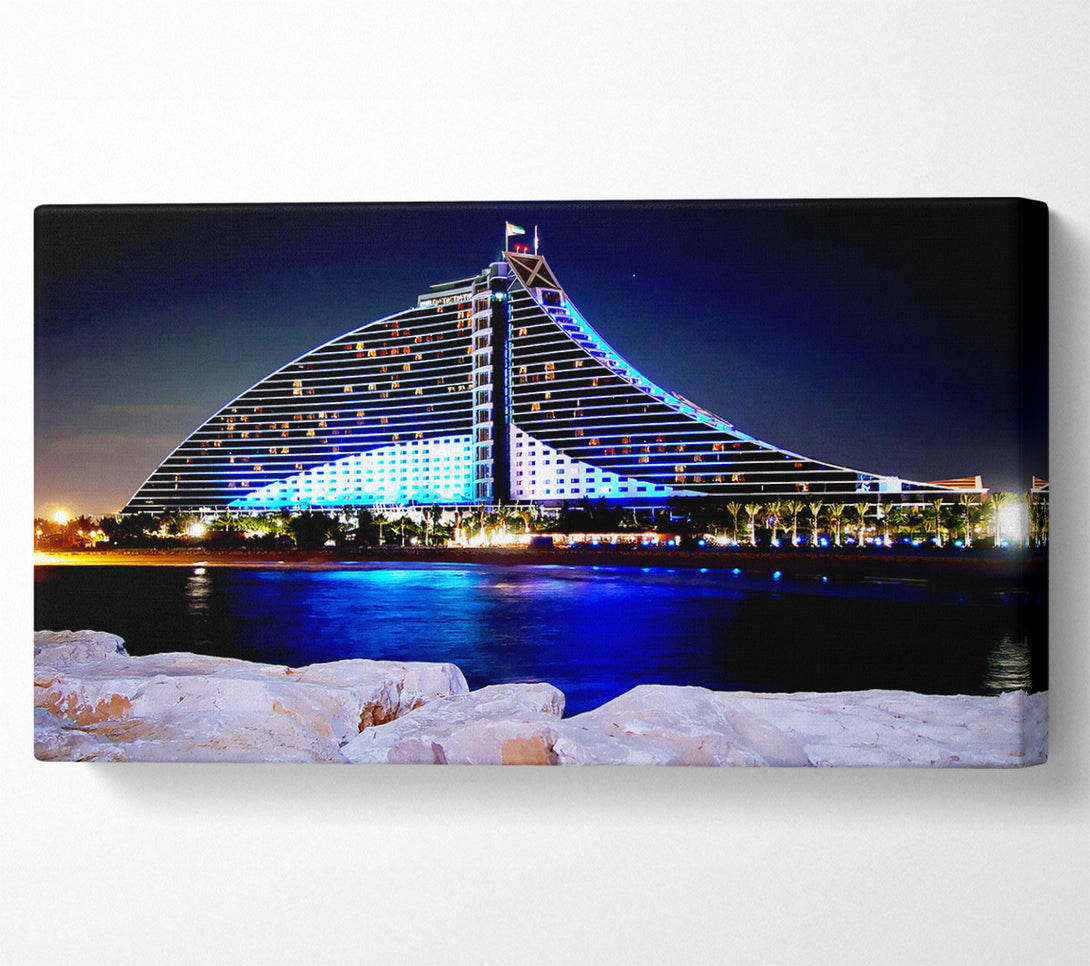  A Canvas Print of Dubai Architectural Delight Canvas Wall Art