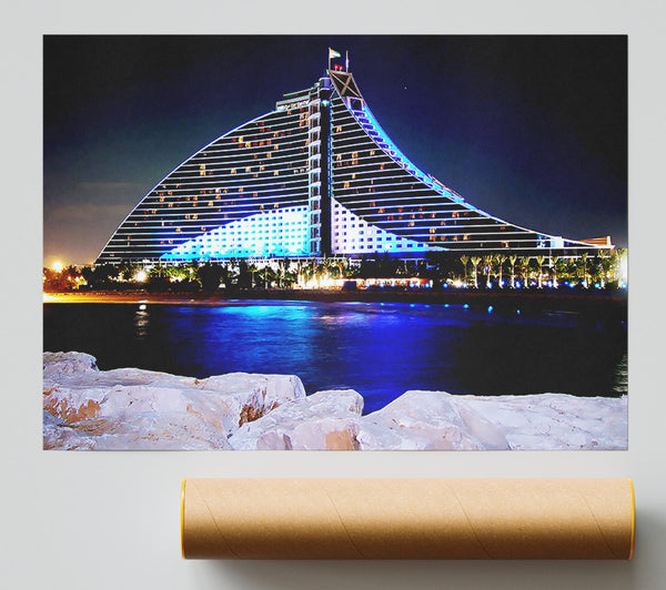 Dubai Architectural Delight Poster