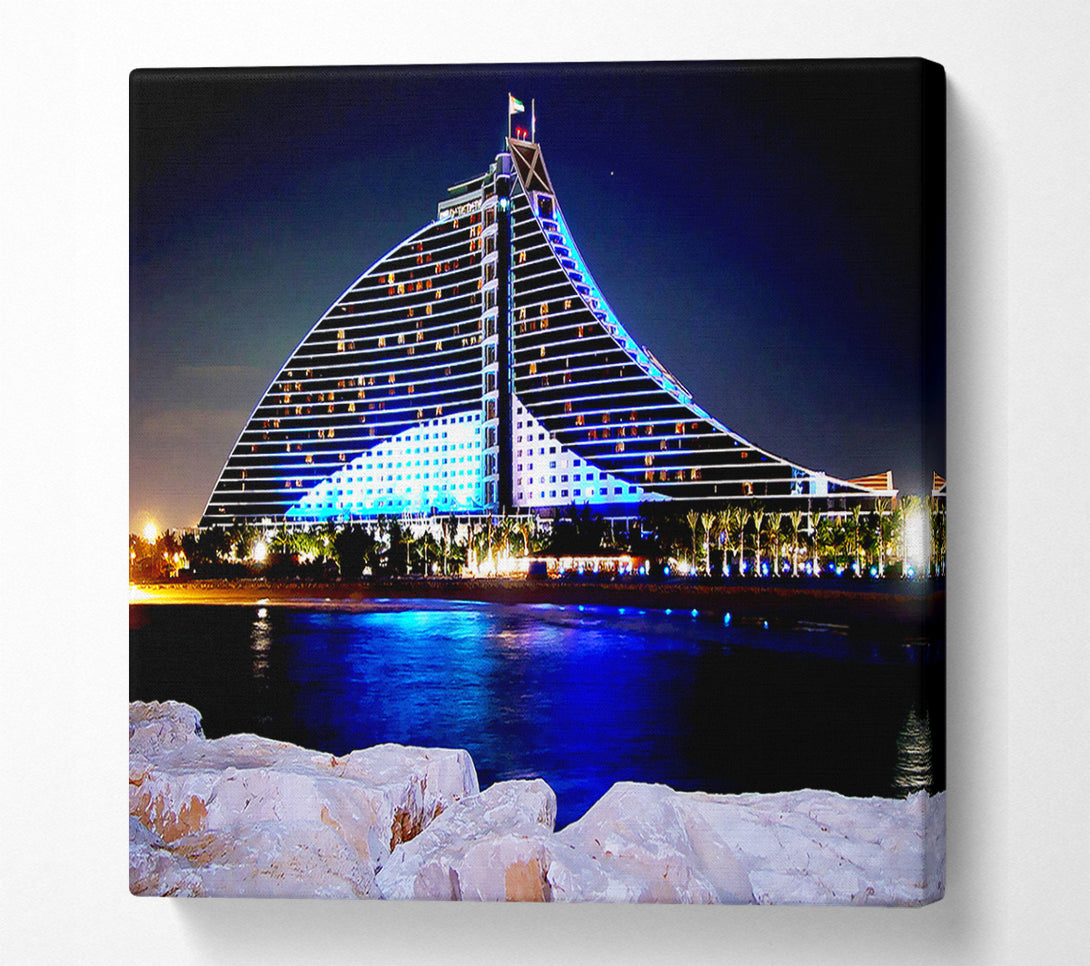  A Canvas Print of Dubai Architectural Delight Canvas Wall Art