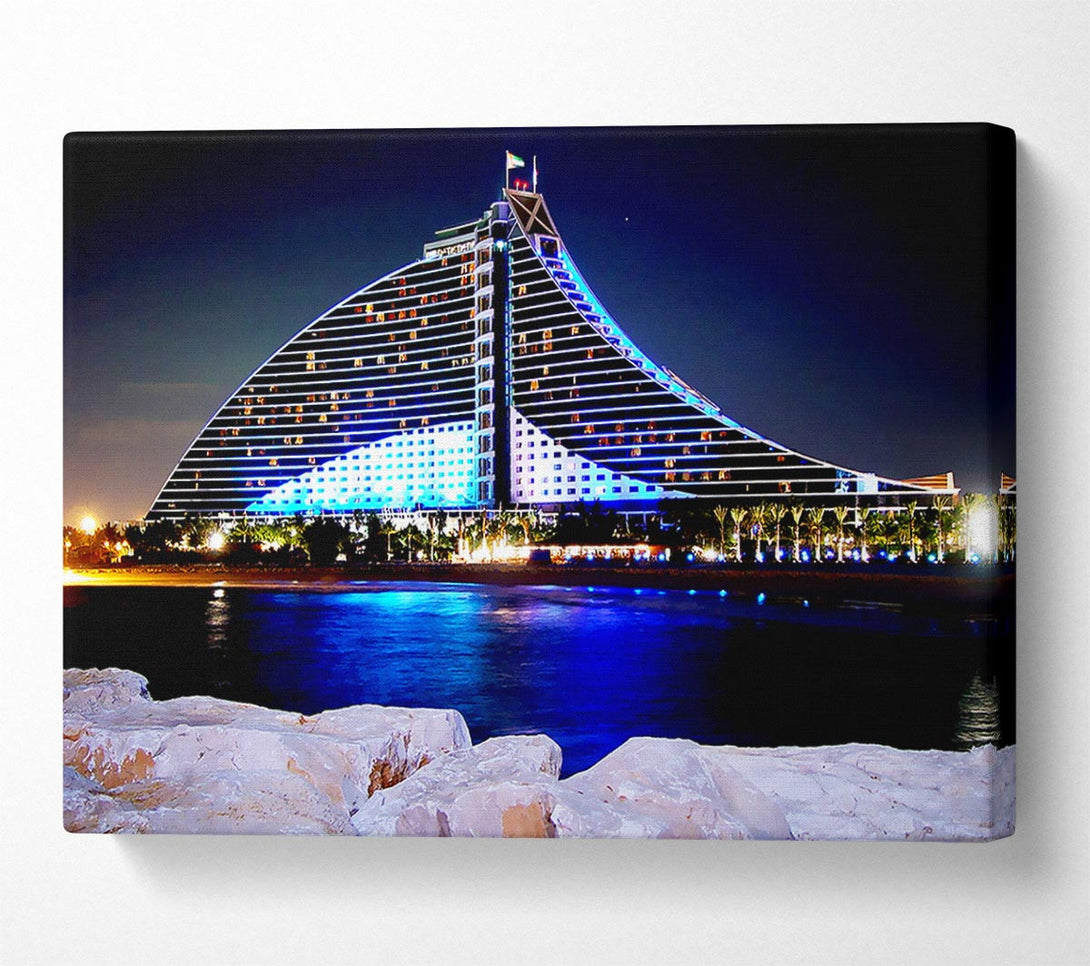  A Canvas Print of Dubai Architectural Delight Canvas Wall Art