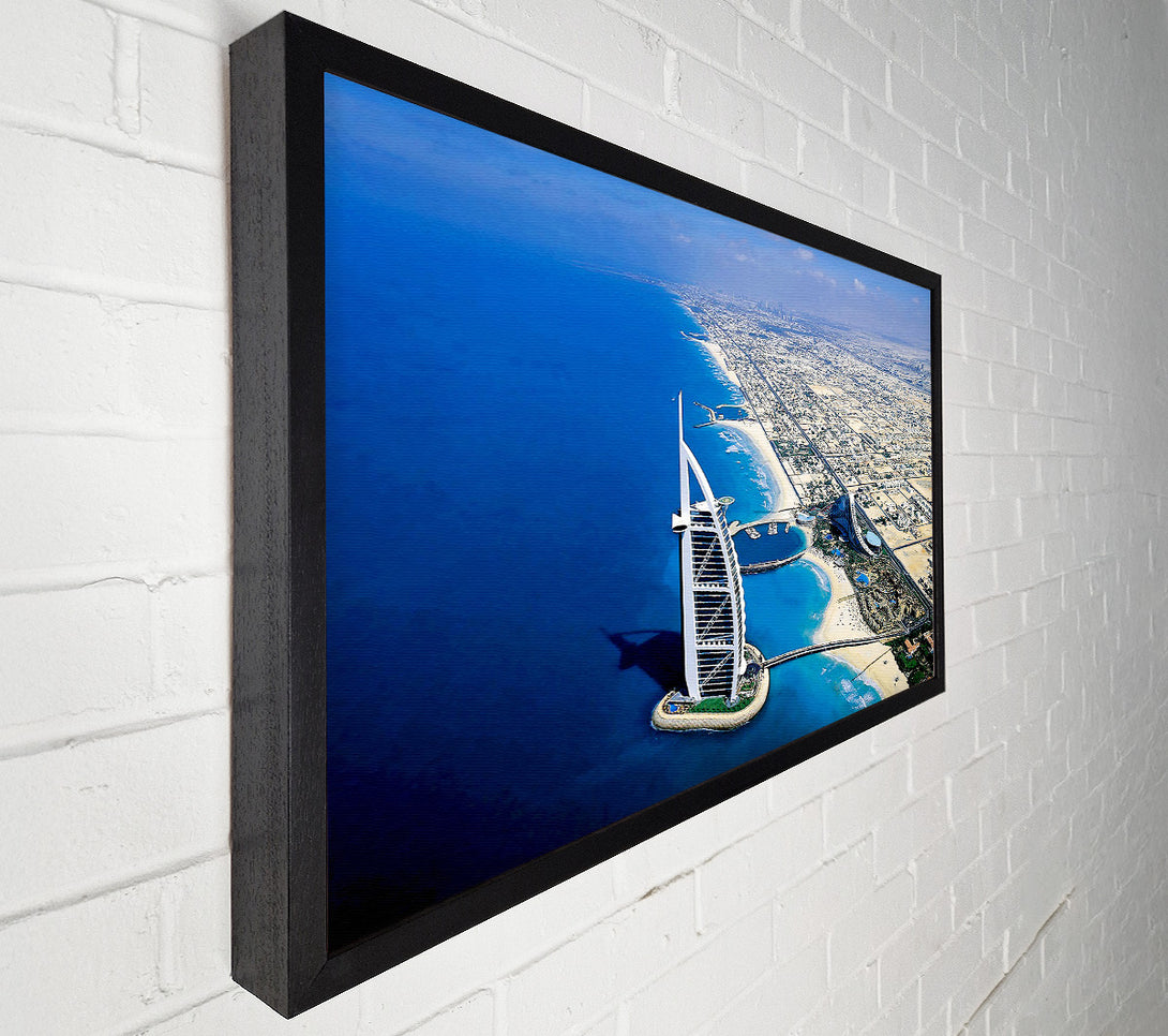  A Canvas Print of Dubai Beach Front Canvas Art