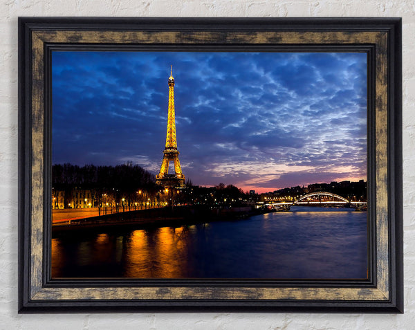 Eiffel Tower Paris France Framed Print