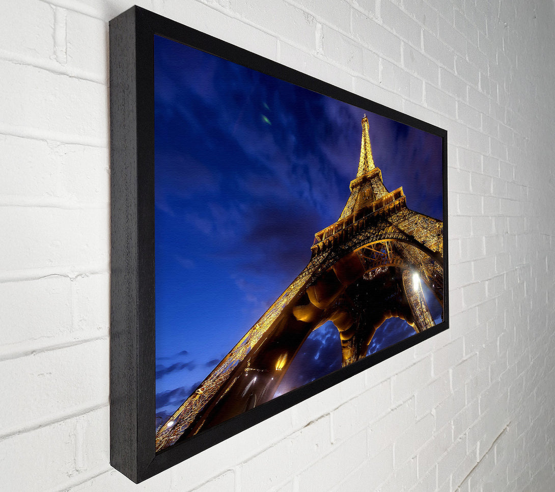  A Canvas Print of Eiffel Tower Paris France Europe Canvas Wall Art