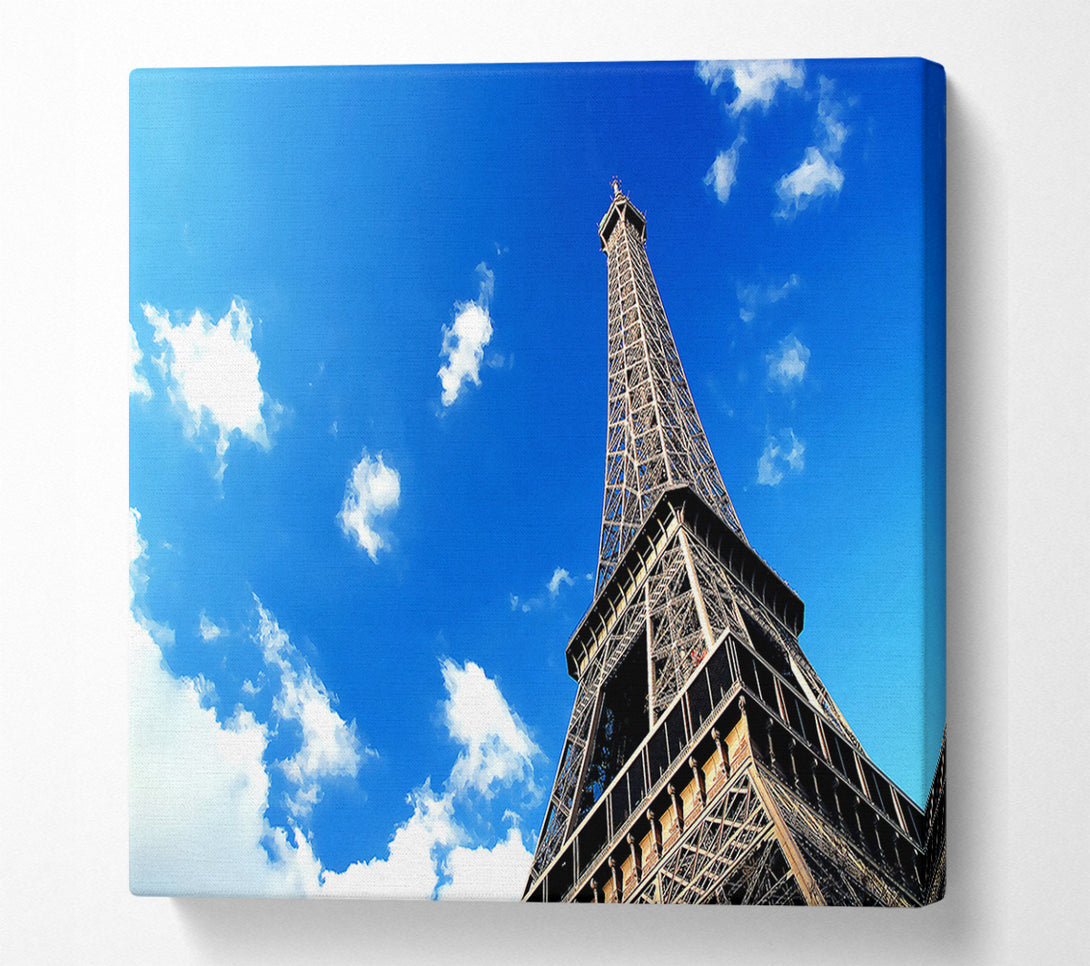  A Canvas Print of Eiffel Tower Paris Canvas Wall Art
