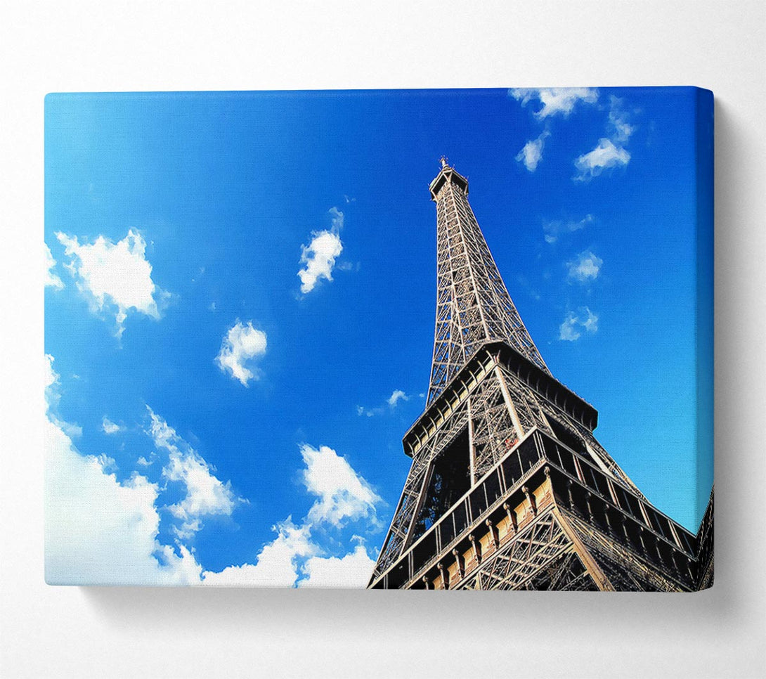  A Canvas Print of Eiffel Tower Paris Canvas Wall Art