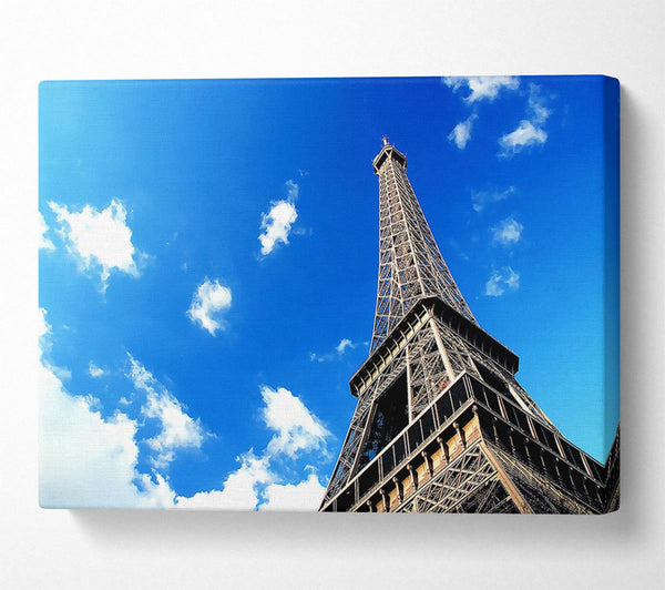  A Canvas Print of Eiffel Tower Paris Canvas Wall Art