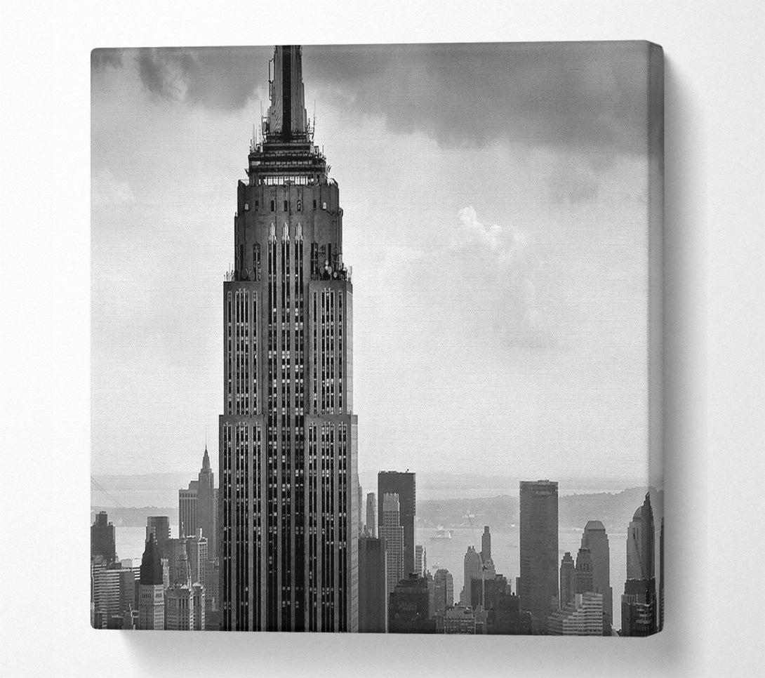  A Canvas Print of Empire State Building B n W Canvas Art