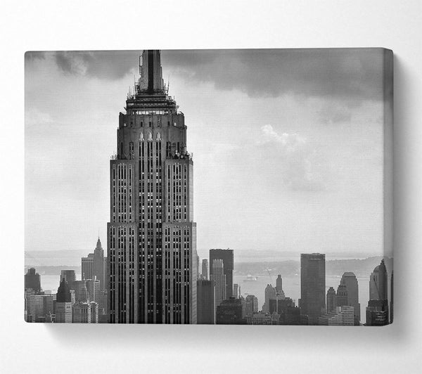  A Canvas Print of Empire State Building B n W Canvas Art