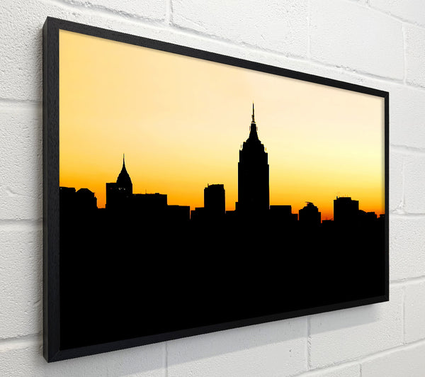 Empire State Building In Golden Sunlight