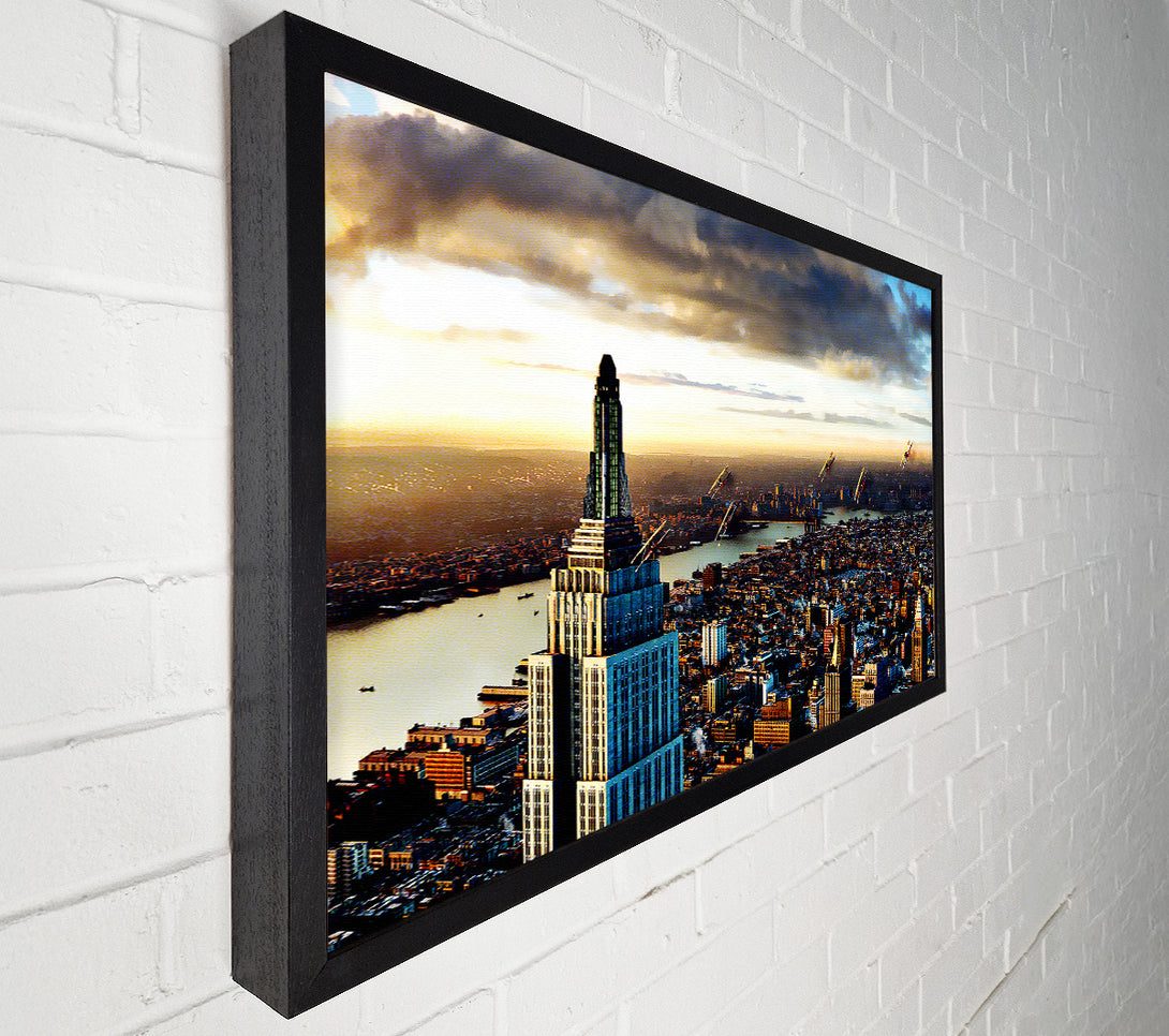  A Canvas Print of Empire State Building View Canvas Wall Art