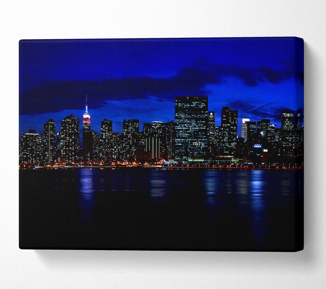  A Canvas Print of Empire State Waters Canvas Art