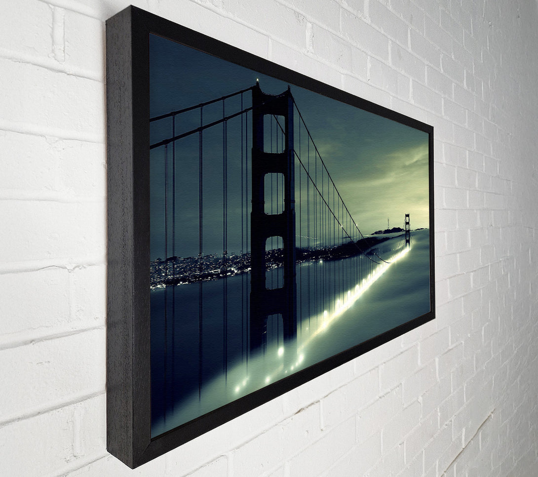  A Canvas Print of Golden Gate Bridge Light In The Fog Canvas Print