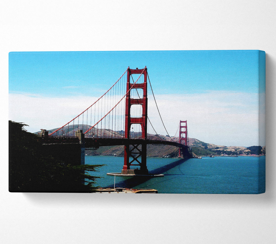  A Canvas Print of Golden Gate Bridge Afar Canvas Wall Art