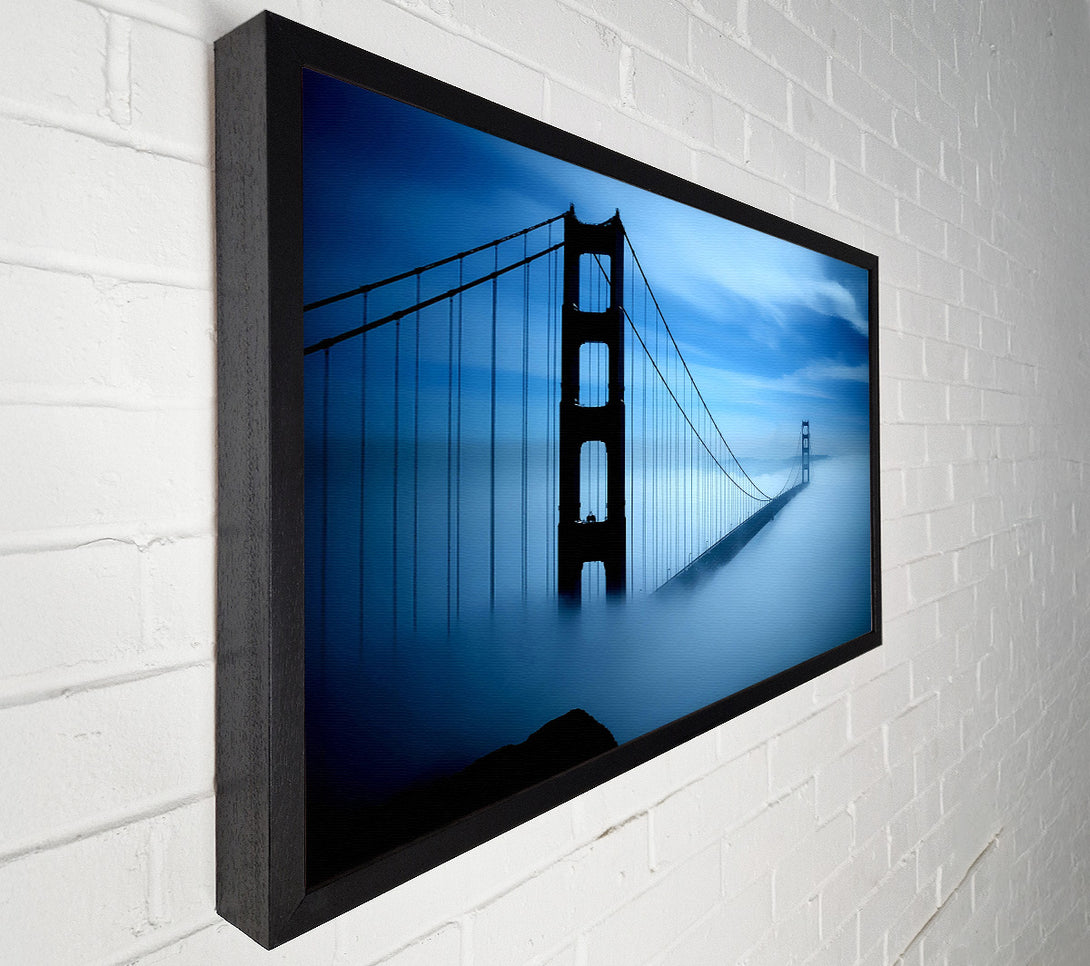  A Canvas Print of Golden Gate Bridge Fog Canvas Print