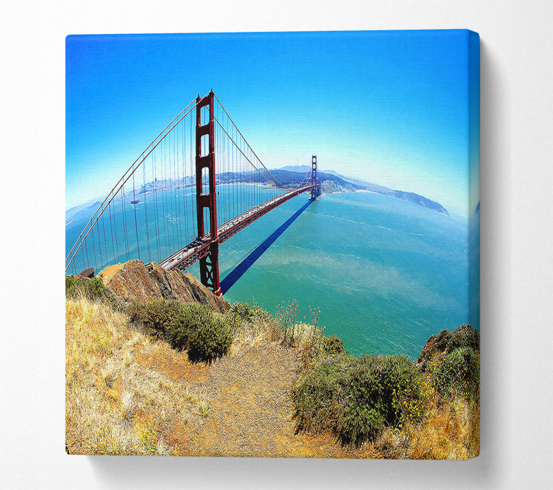  A Canvas Print of Golden Gate Bridge Days Canvas Art