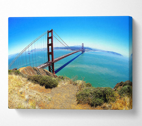  A Canvas Print of Golden Gate Bridge Days Canvas Art