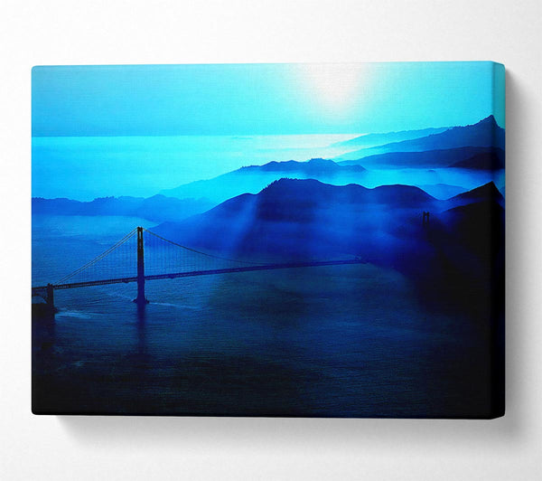  A Canvas Print of Golden Gate Bridge Morning Mist Canvas Art
