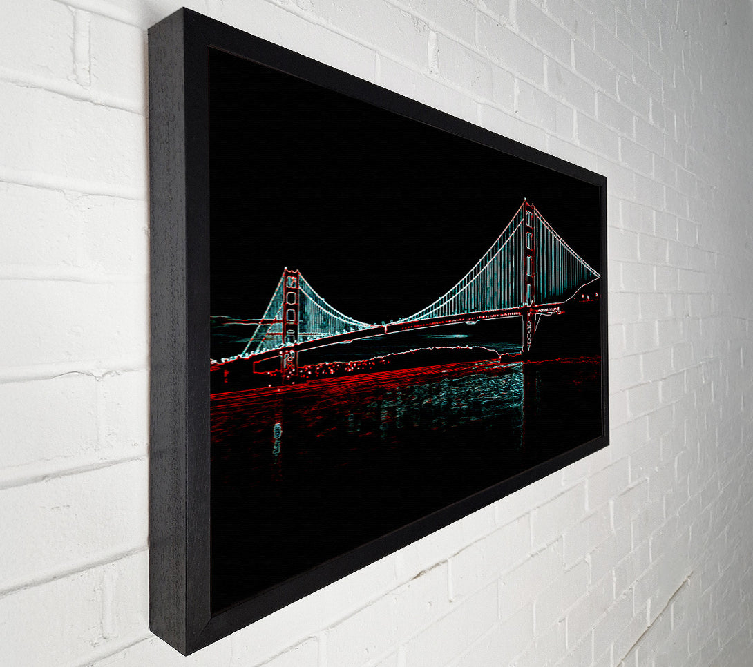  A Canvas Print of Hells Gate Bridge Canvas Art