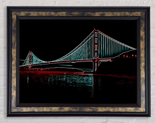 Hells Gate Bridge Framed Print