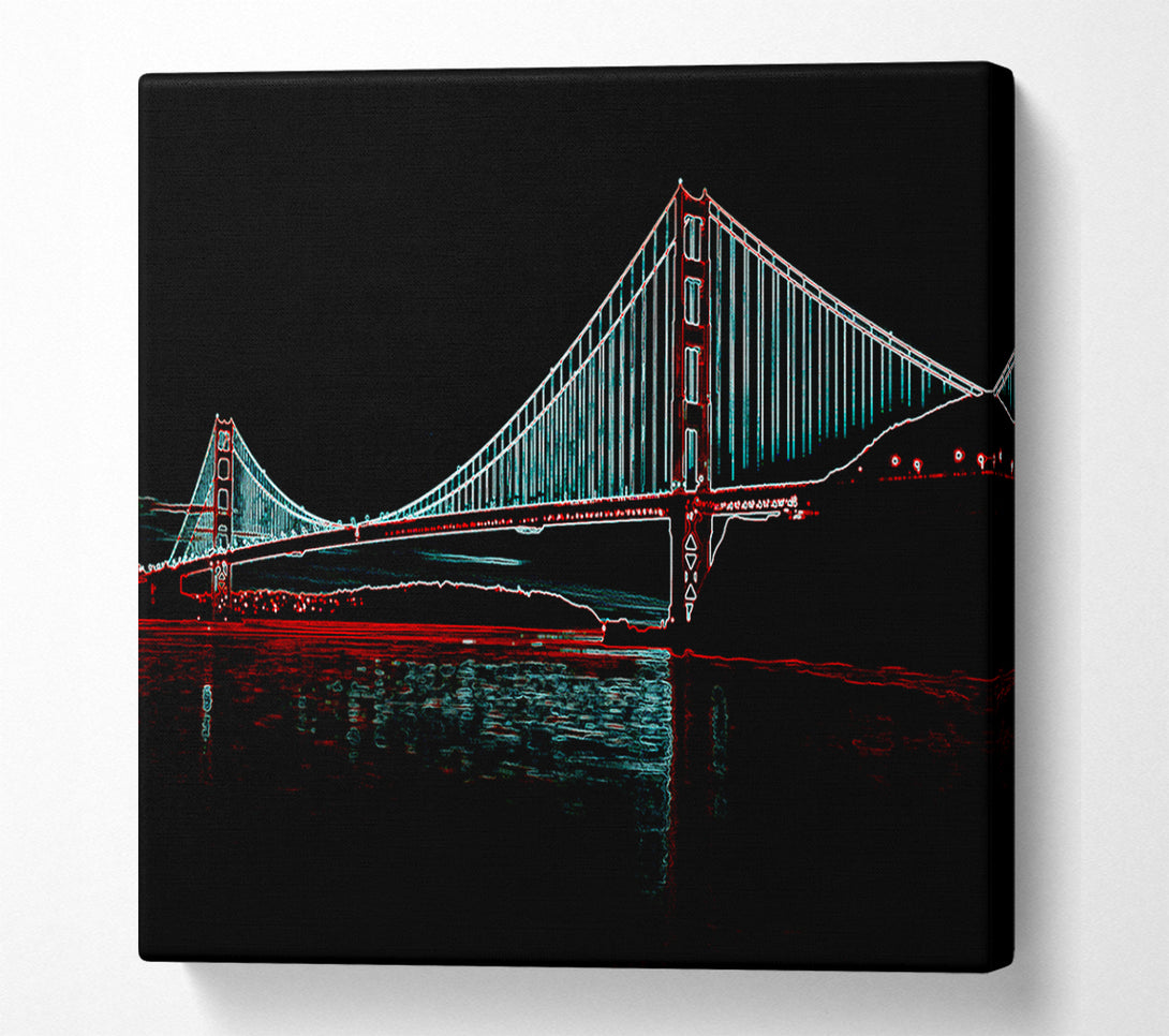 A Canvas Print of Hells Gate Bridge Canvas Art