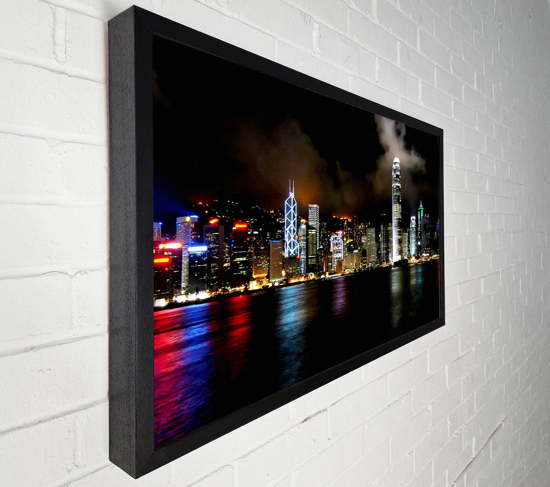  A Canvas Print of Hong Kong Cloudy Nights Canvas Art