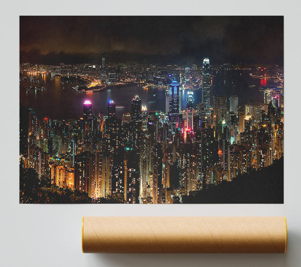 Hong Kong China Print