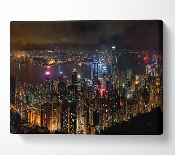  A Canvas Print of Hong Kong China Canvas Art