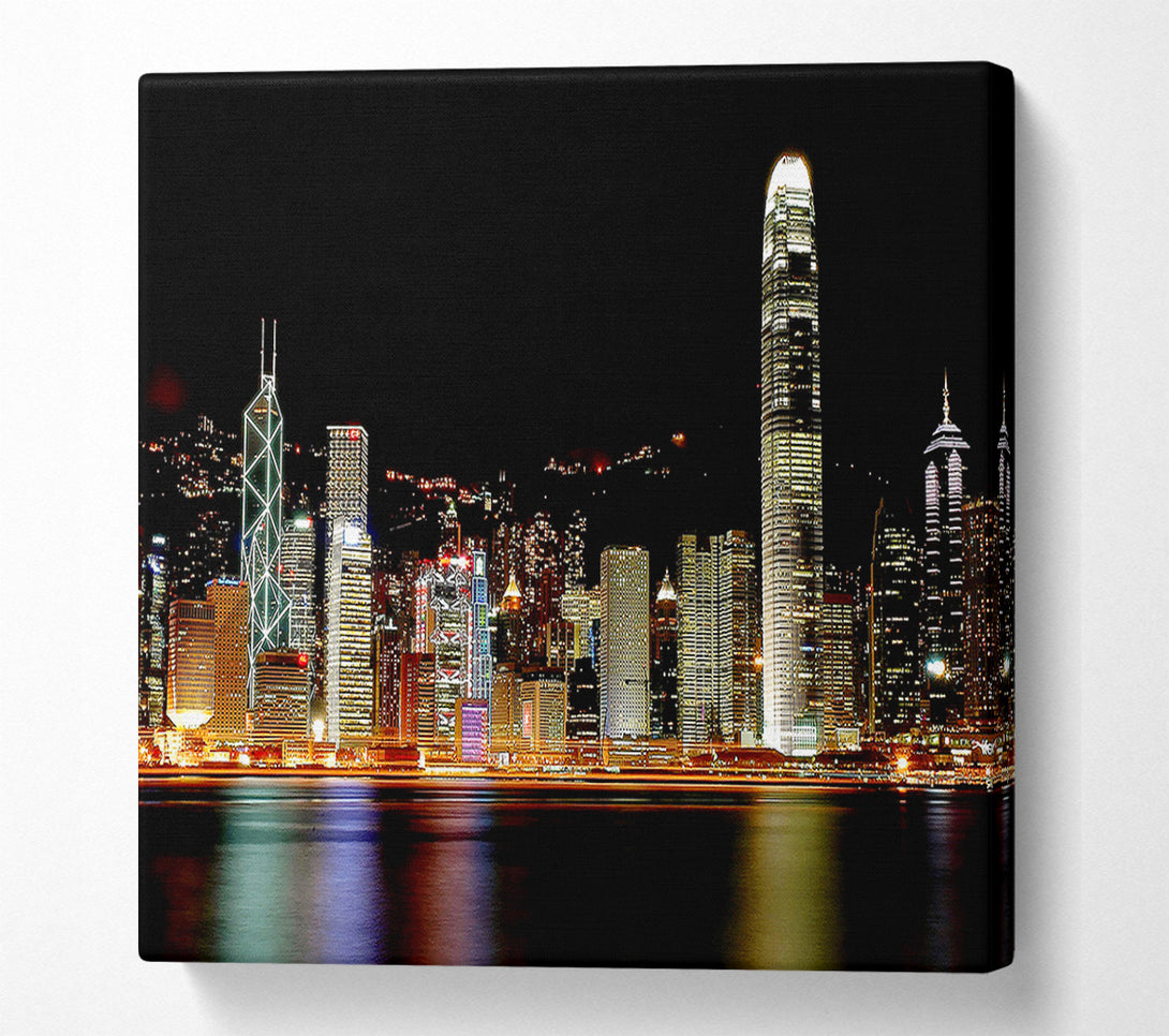  A Canvas Print of Hong Kong Coast Line Canvas Art