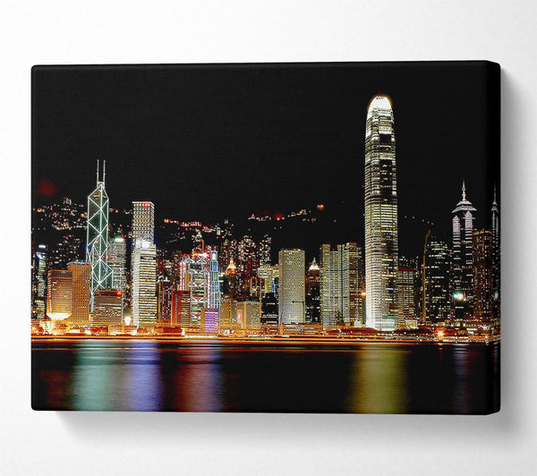  A Canvas Print of Hong Kong Coast Line Canvas Art