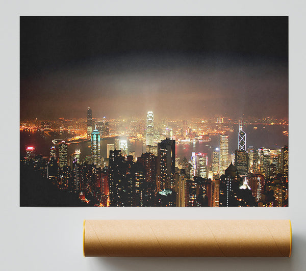 Hong Kong From Above Print