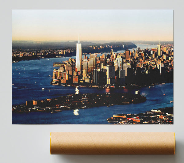 Hong Kong Harbour At First Light Giclee Print