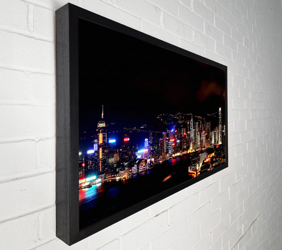  A Canvas Print of Hong Kong Reflections Canvas Print