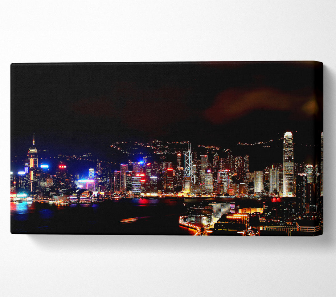  A Canvas Print of Hong Kong Reflections Canvas Print