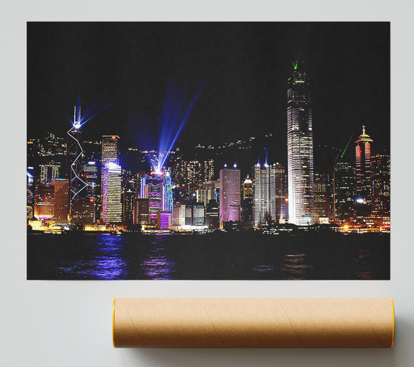 Hong Kong Skyline Poster