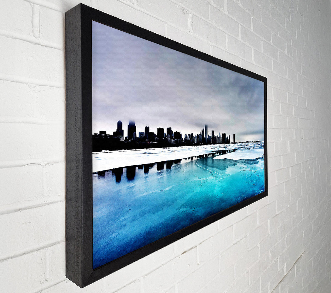 A Canvas Print of Ice City Canvas Art