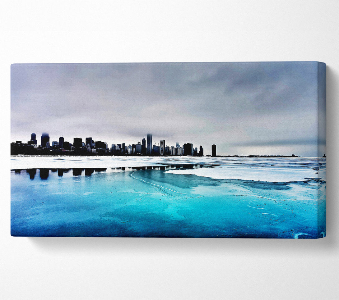  A Canvas Print of Ice City Canvas Art