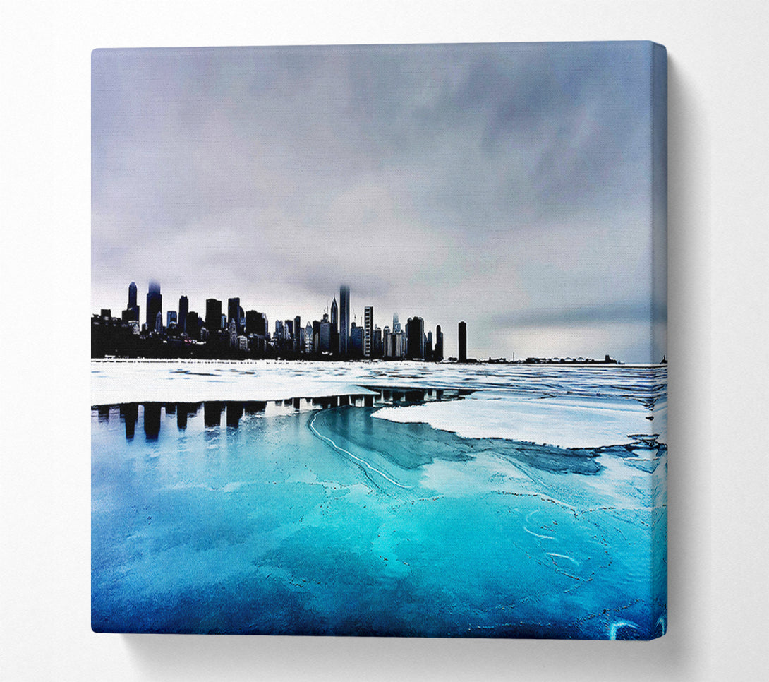  A Canvas Print of Ice City Canvas Art