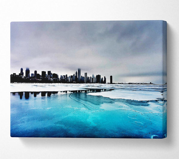  A Canvas Print of Ice City Canvas Art