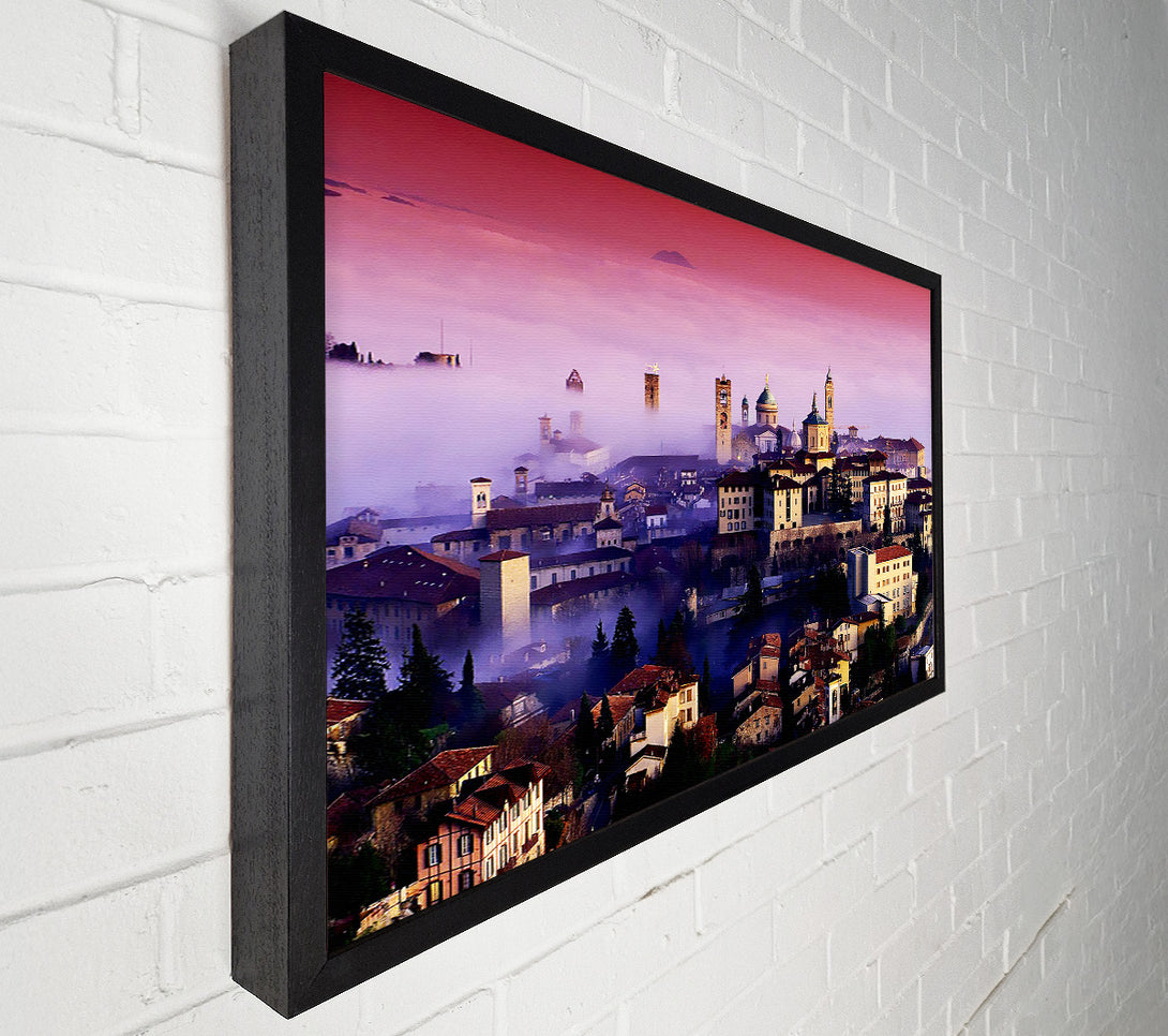  A Canvas Print of Italian City Mist Canvas Art