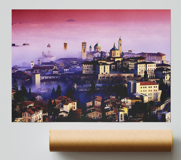 Italian City Mist Print