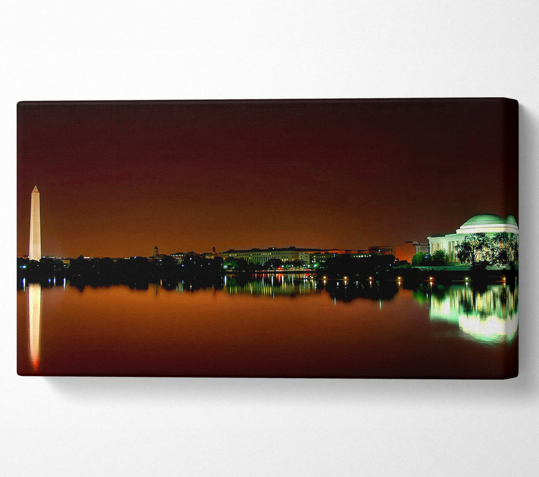  A Canvas Print of Jefferson Memorial Washington DC Canvas Print