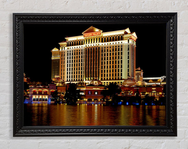 Las Vegas All That Glitters Framed Print