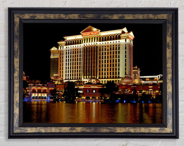Las Vegas All That Glitters Framed Print