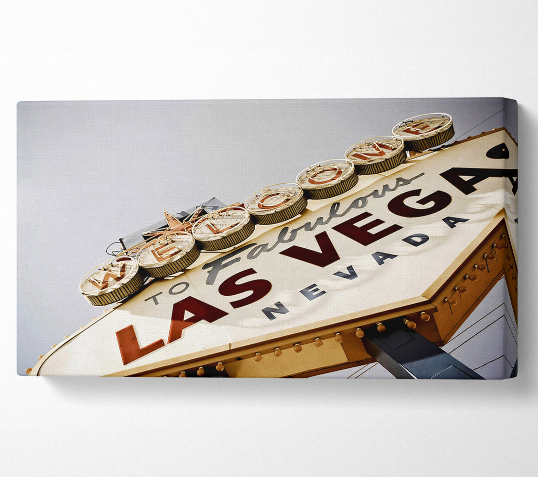  A Canvas Print of Las Vegas Sign Canvas Art