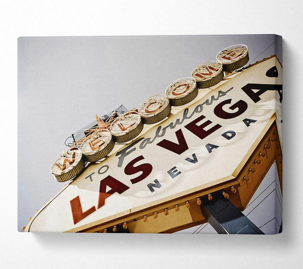  A Canvas Print of Las Vegas Sign Canvas Art