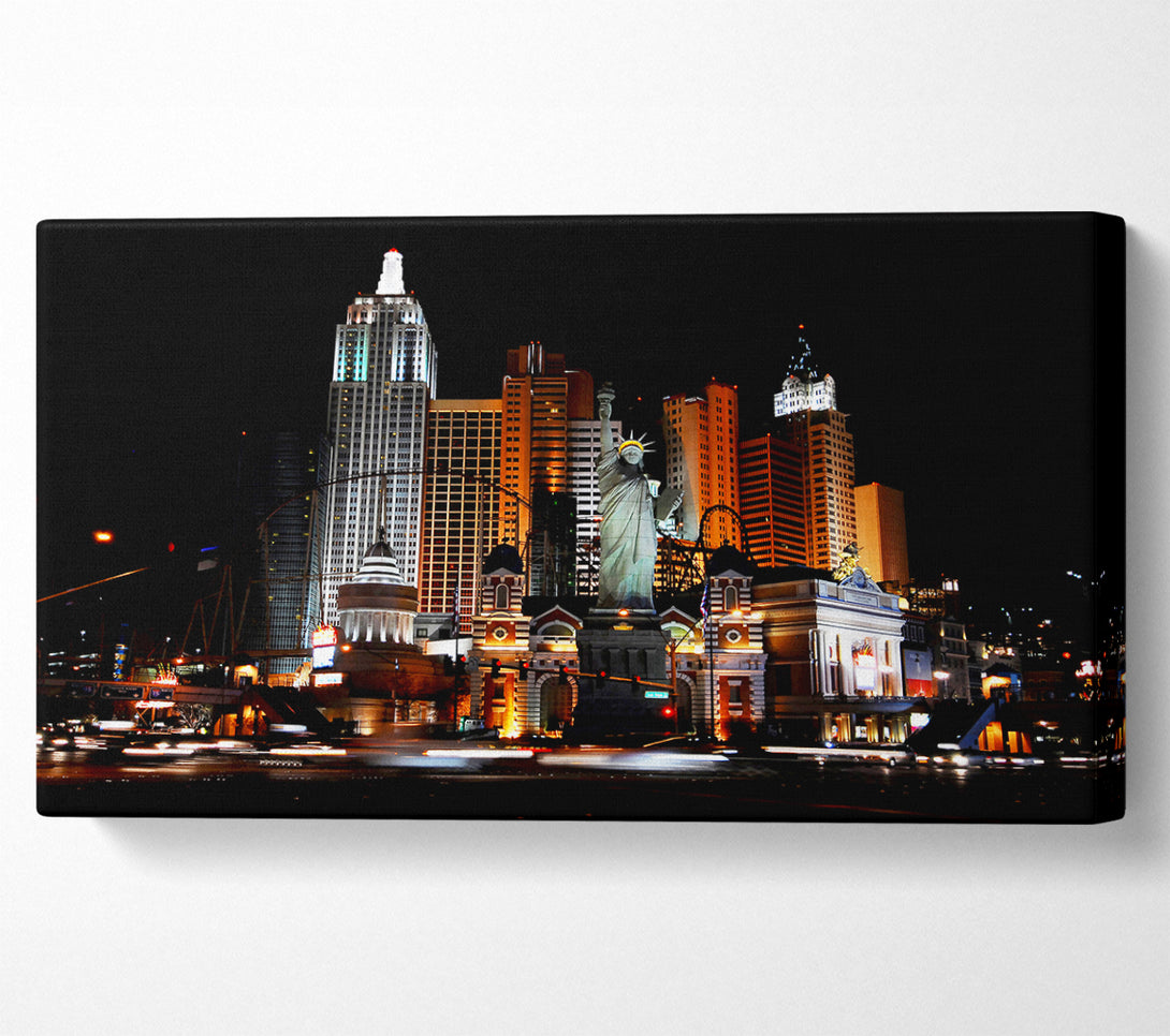  A Canvas Print of Las Vegas Statue Of Liberty Canvas Art