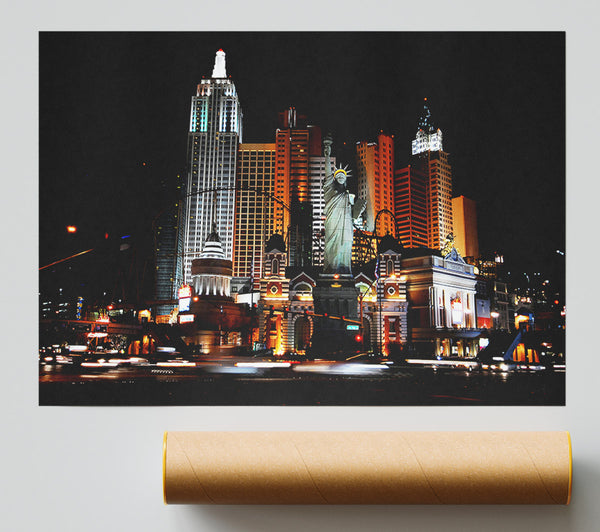 Las Vegas Statue Of Liberty Print