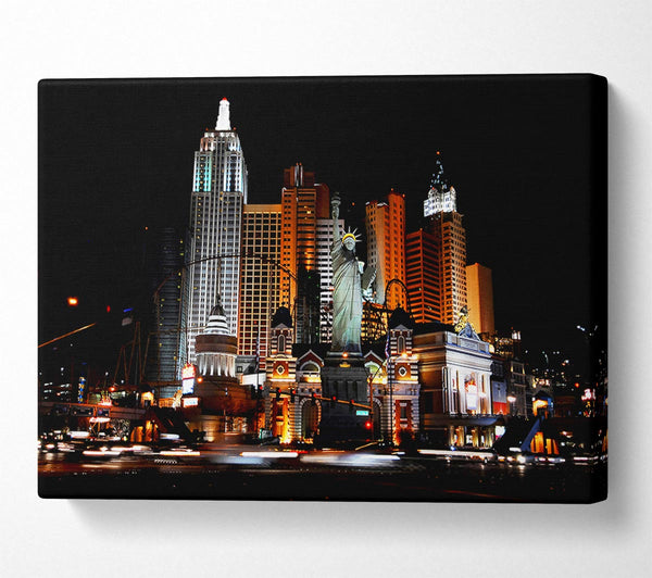  A Canvas Print of Las Vegas Statue Of Liberty Canvas Art