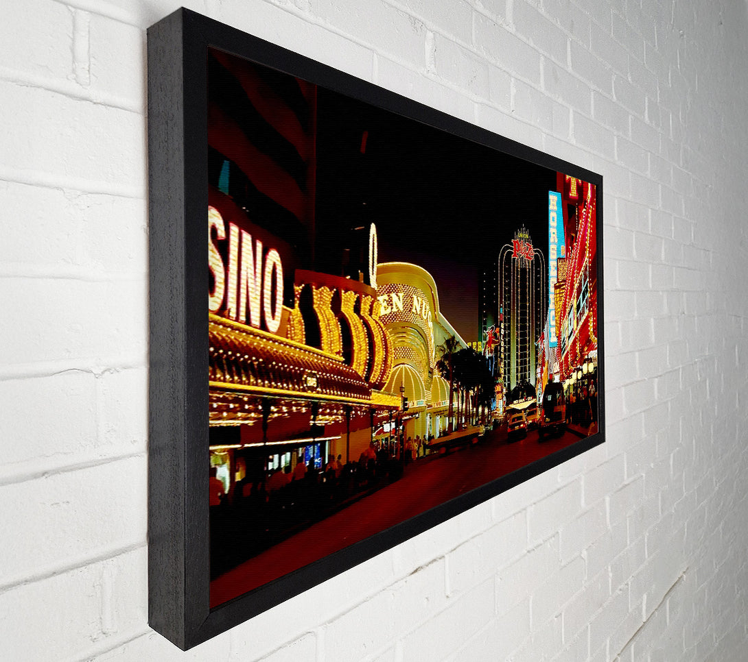  A Canvas Print of Las Vegas Strip Casino Heaven Canvas Art