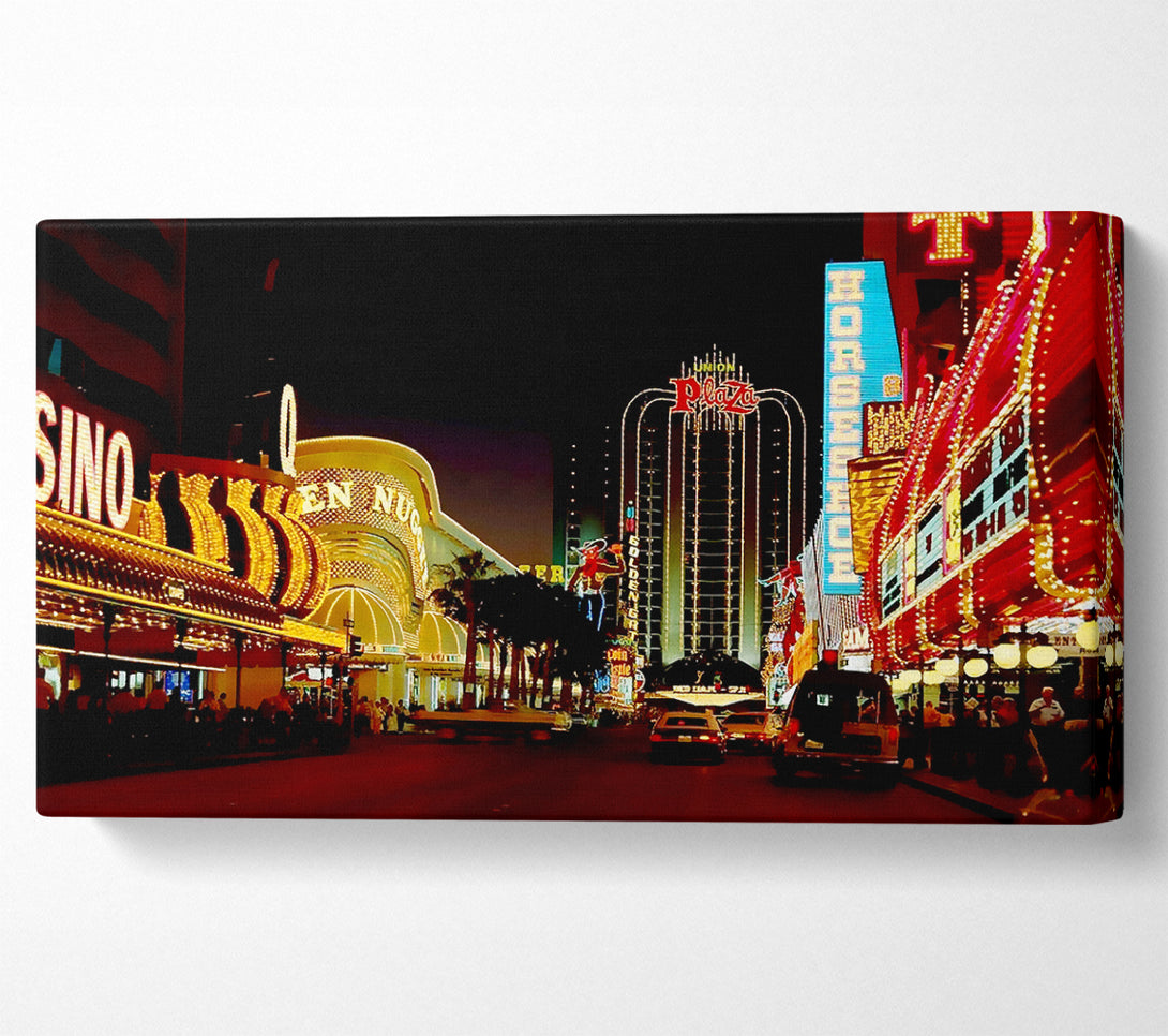  A Canvas Print of Las Vegas Strip Casino Heaven Canvas Art
